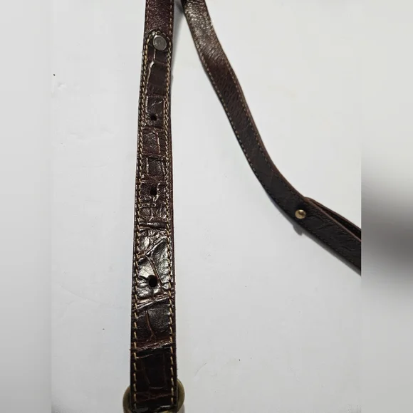 Vintage Brahmin Leather Satchel Bag - Picture 13 of 14